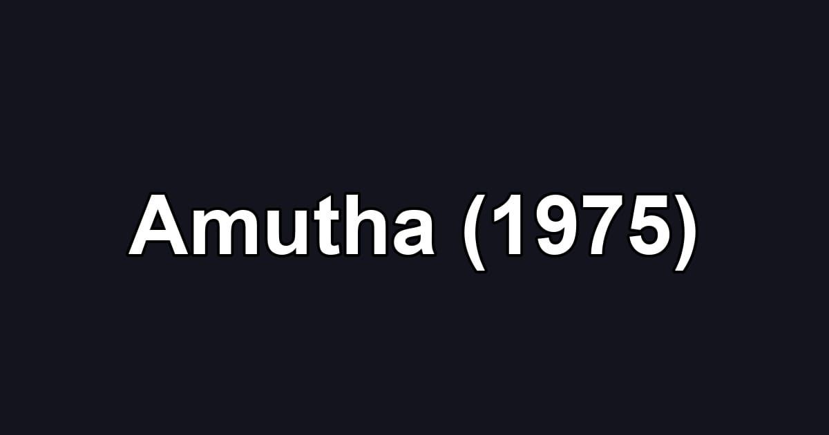 Amutha (1975)