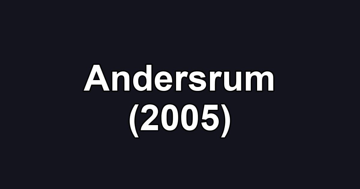 Andersrum (2005)