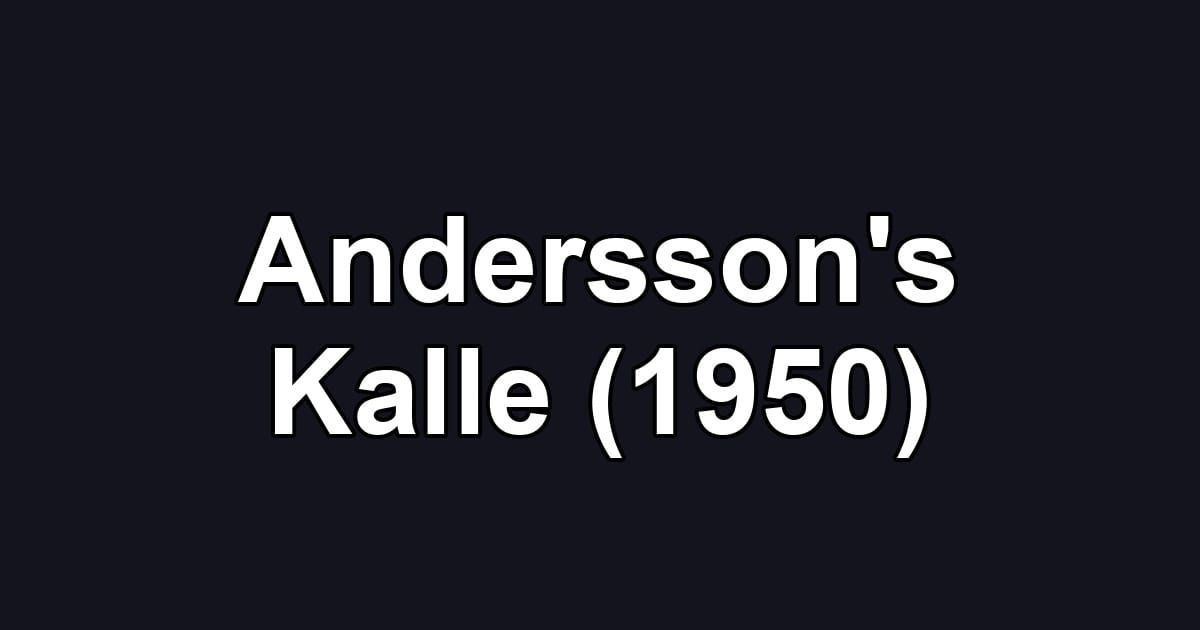 Andersson's Kalle (1950)