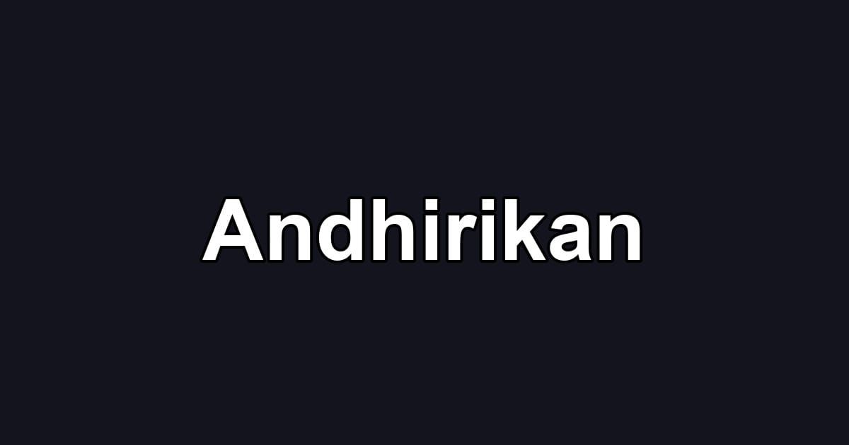 Andhirikan