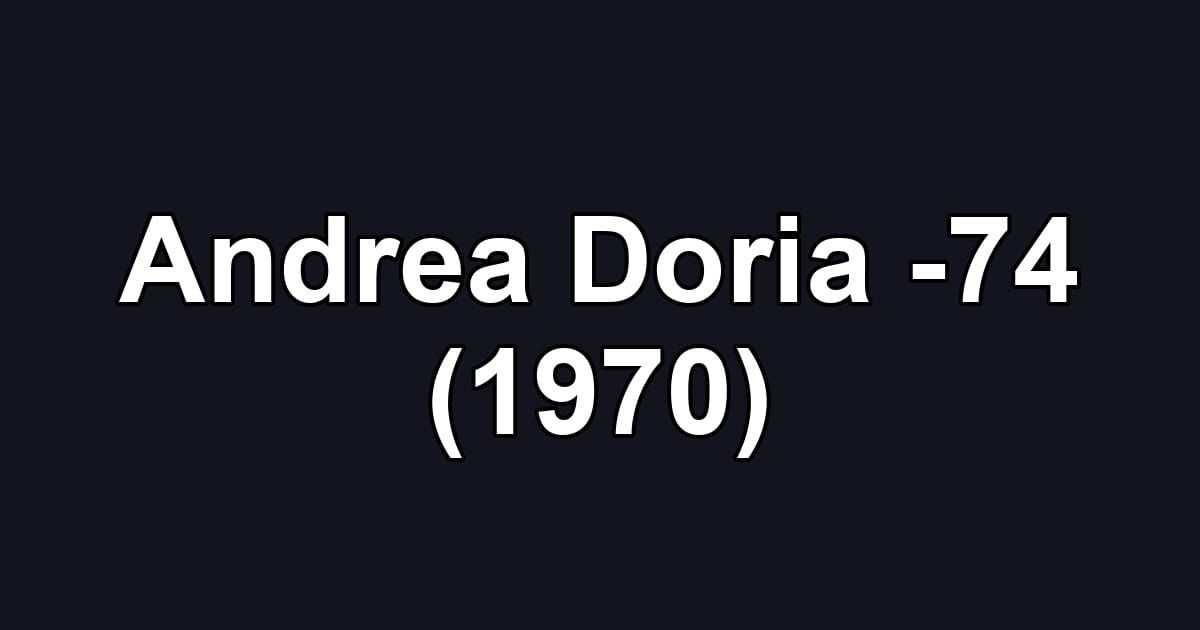 Andrea Doria -74 (1970)