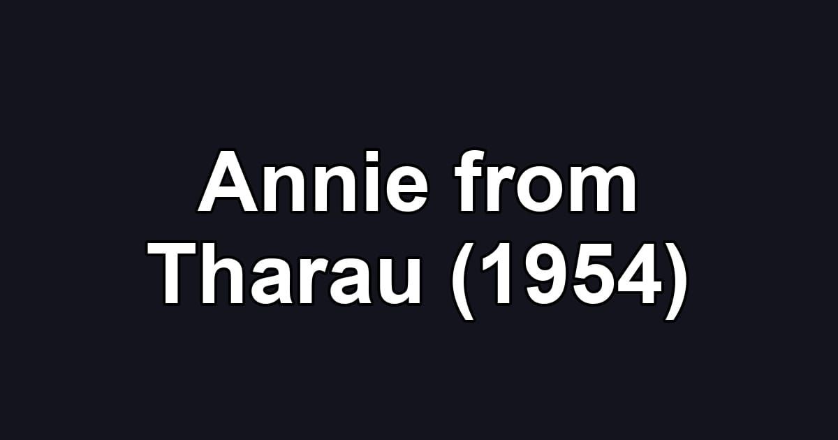 Annie from Tharau (1954)