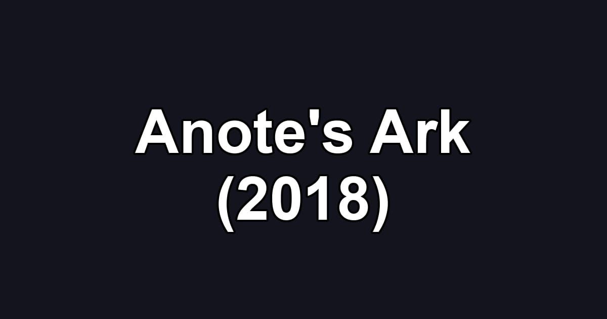 Anote's Ark (2018)