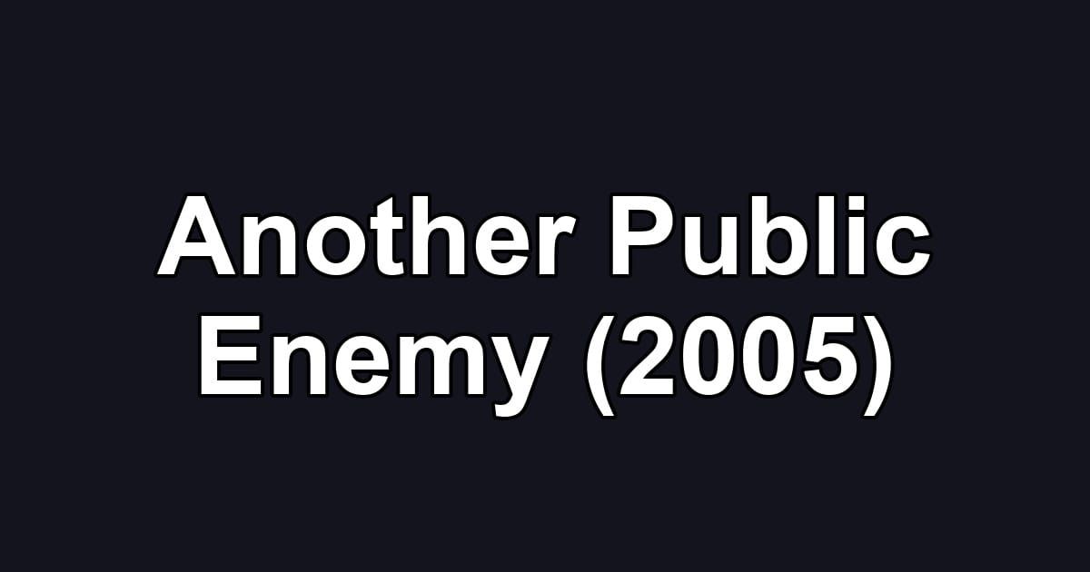 Another Public Enemy (2005)