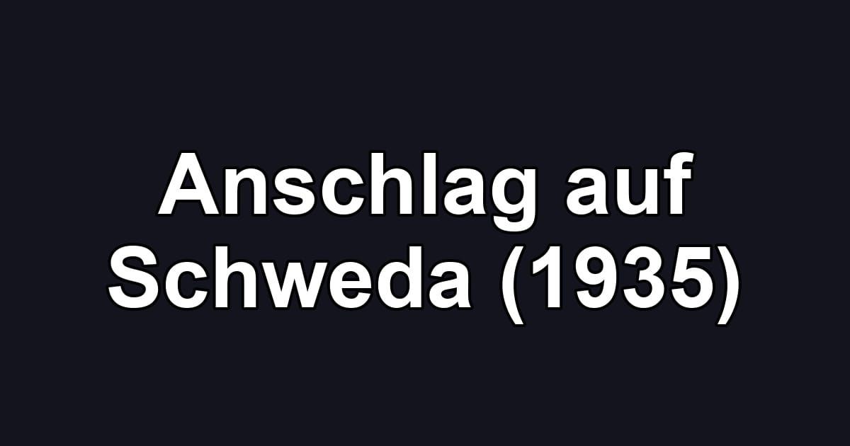 Anschlag auf Schweda (1935)