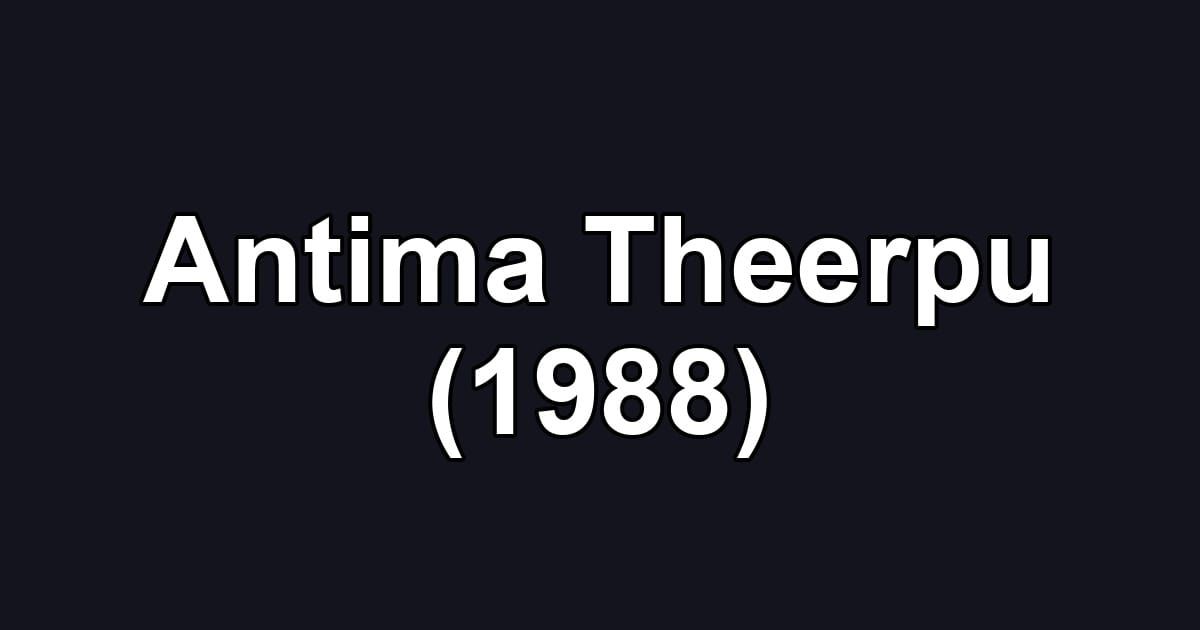 Antima Theerpu (1988)