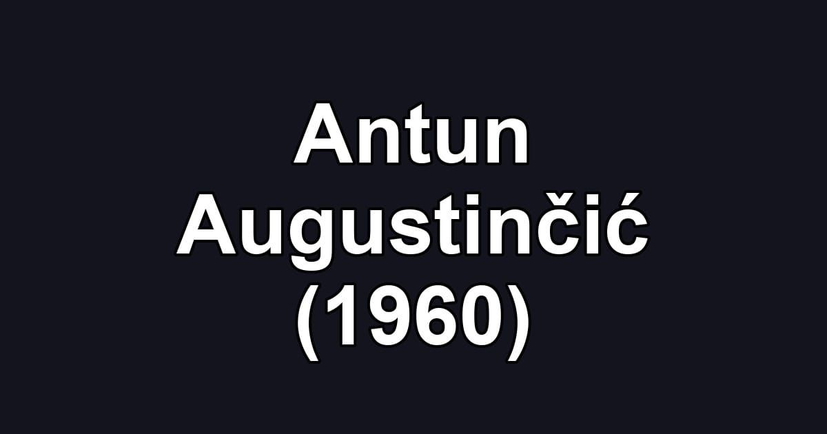 Antun Augustinčić (1960)