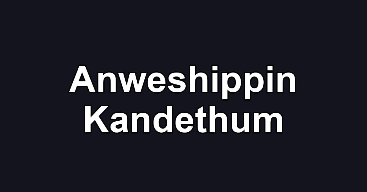 Anweshippin Kandethum