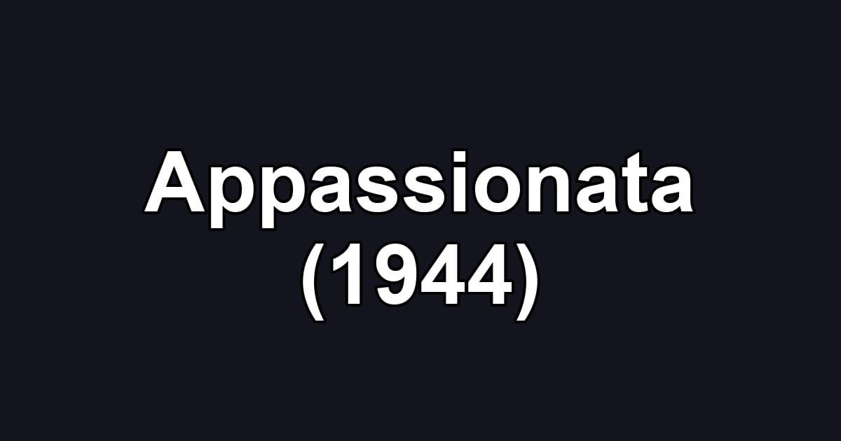 Appassionata (1944)