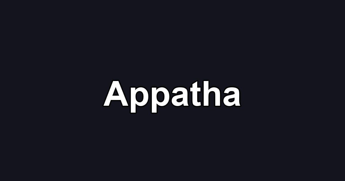 Appatha