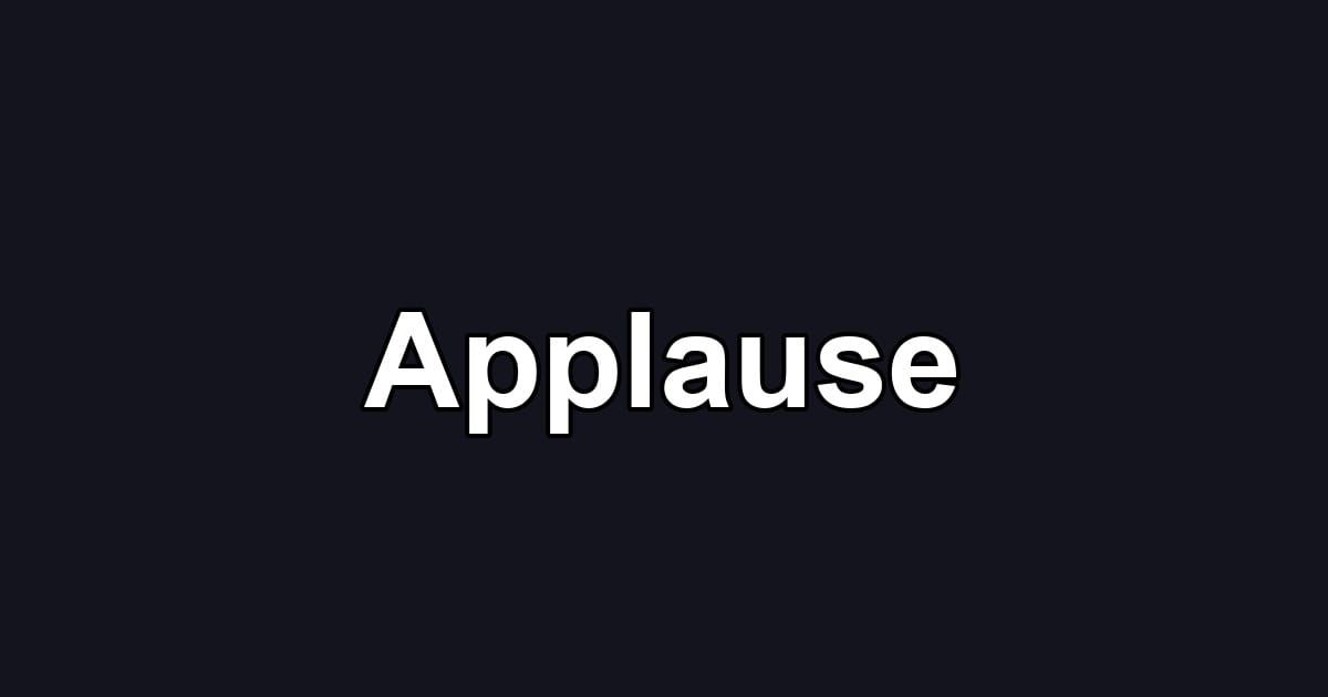 Applause