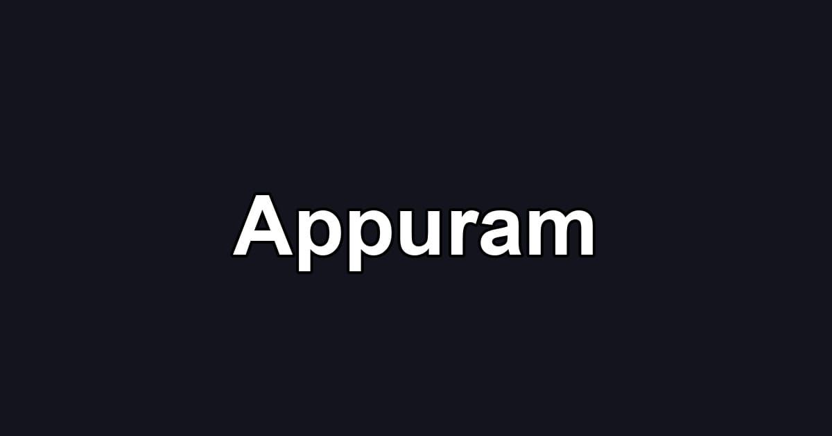 Appuram