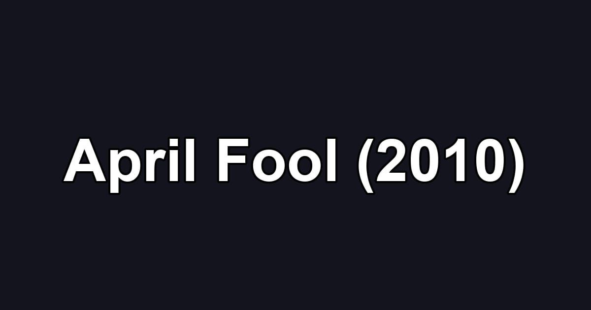 April Fool (2010)