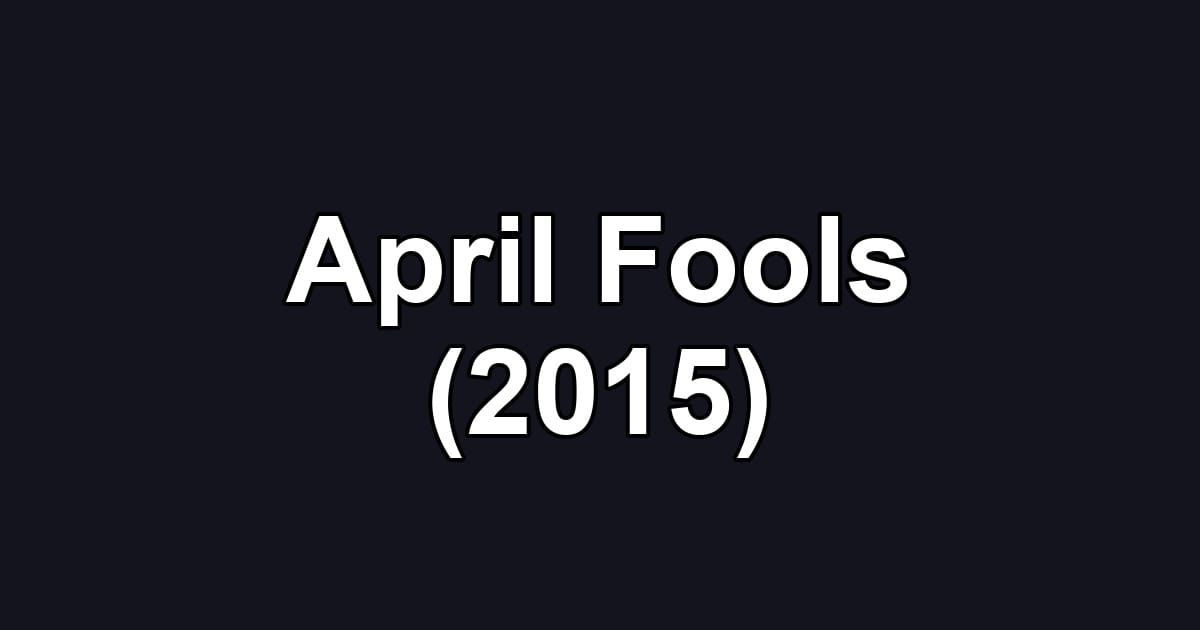 April Fools (2015)