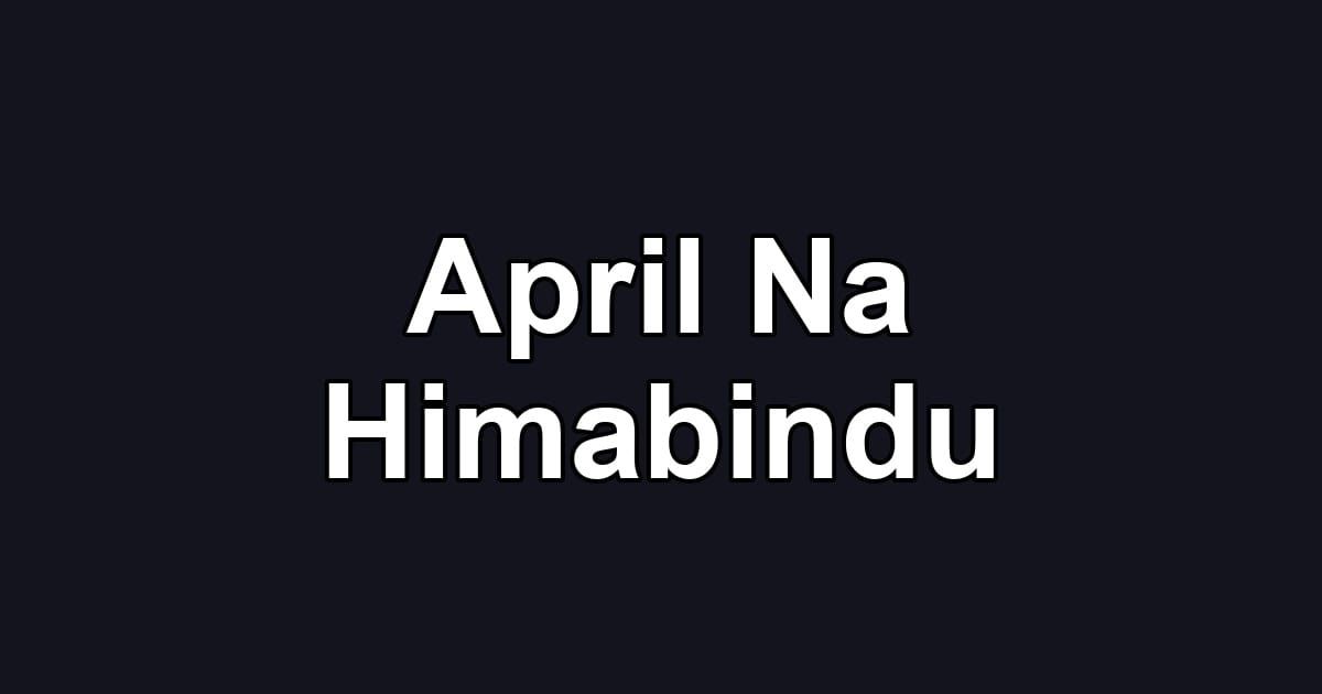 April Na Himabindu