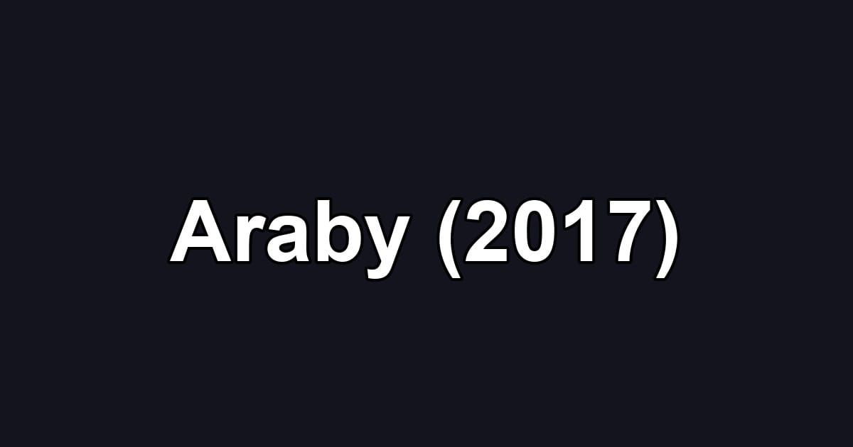 Araby (2017)