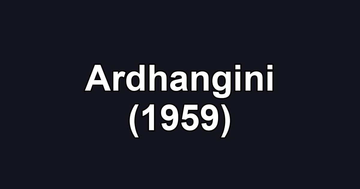 Ardhangini (1959)