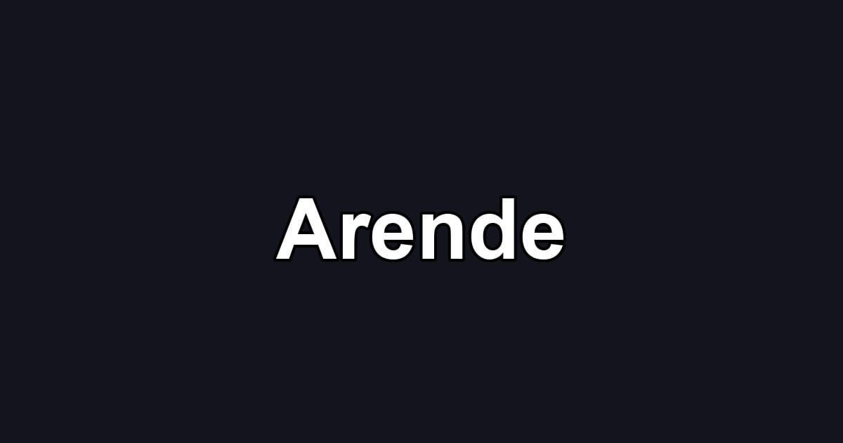 Arende