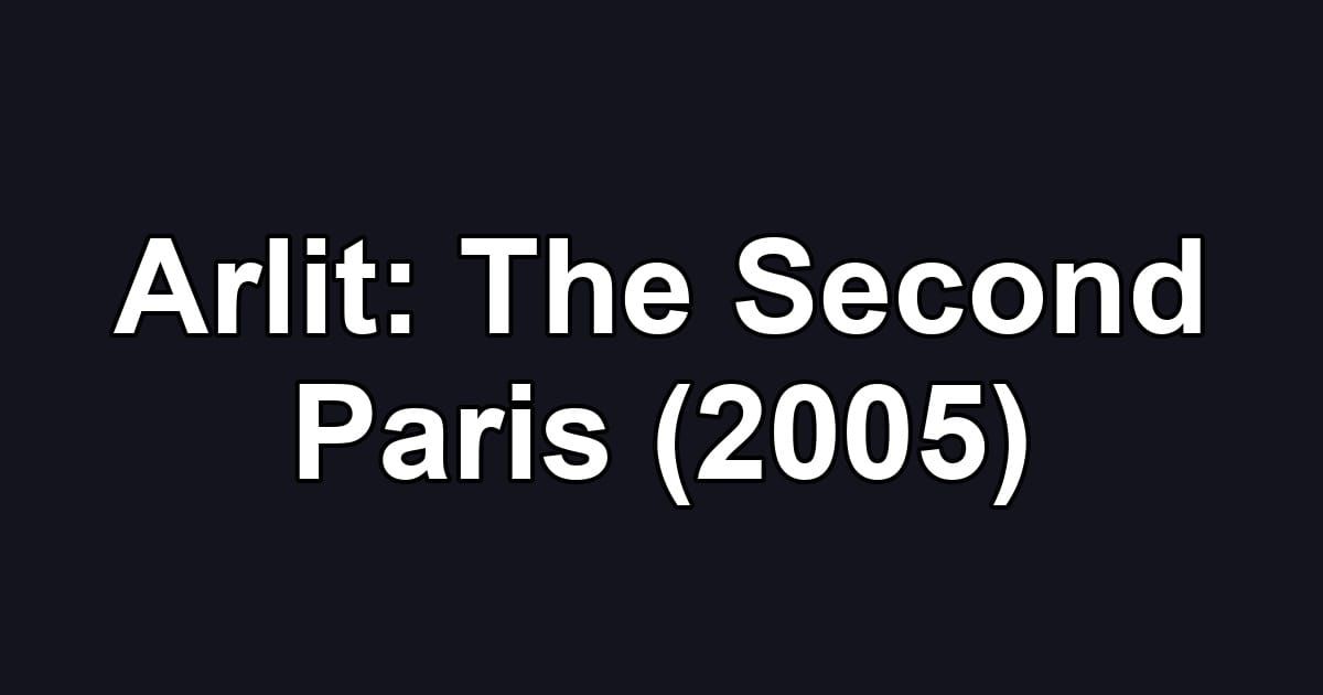 Arlit: The Second Paris (2005)