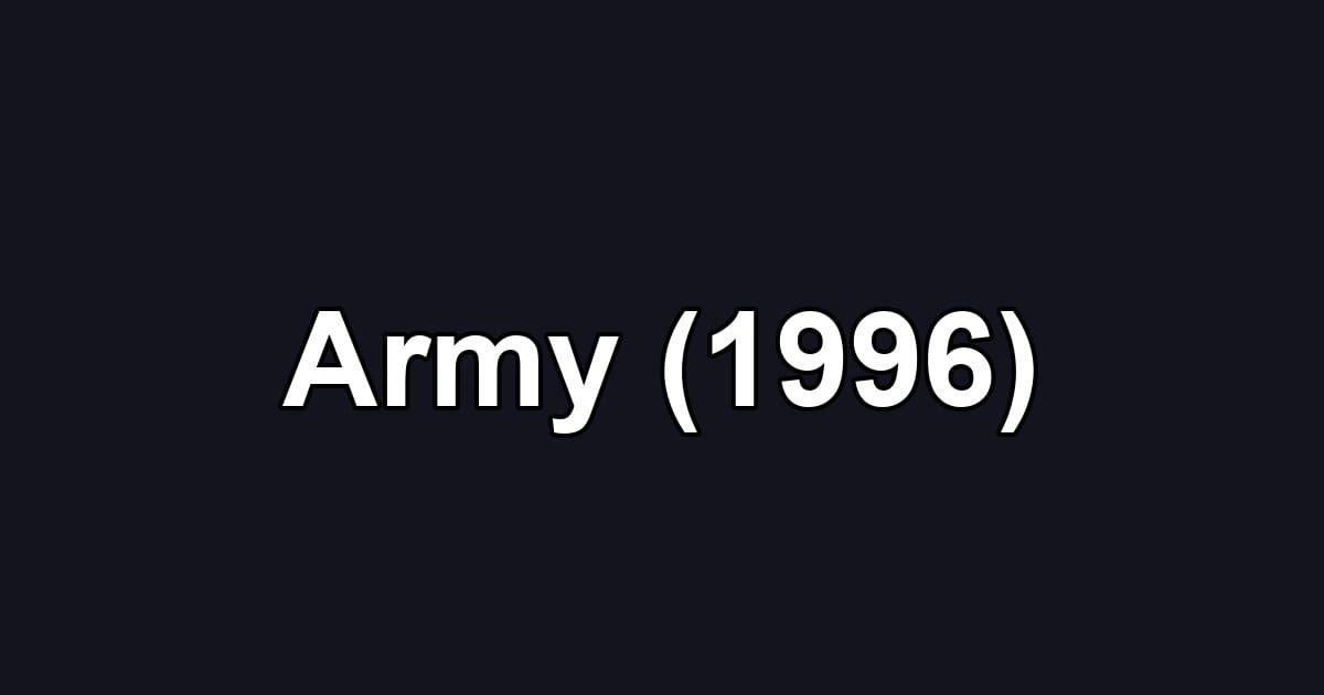 Army (1996)