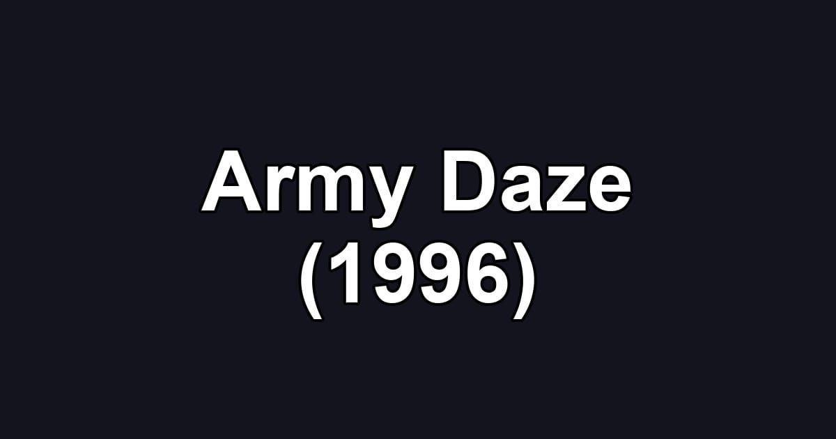 Army Daze (1996)