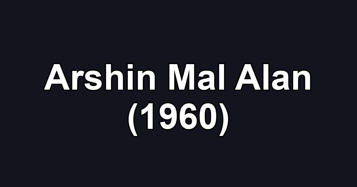 Arshin Mal Alan (1960)