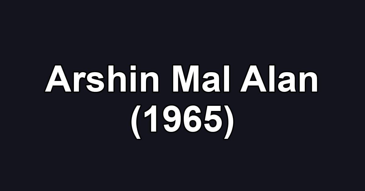Arshin Mal Alan (1965)
