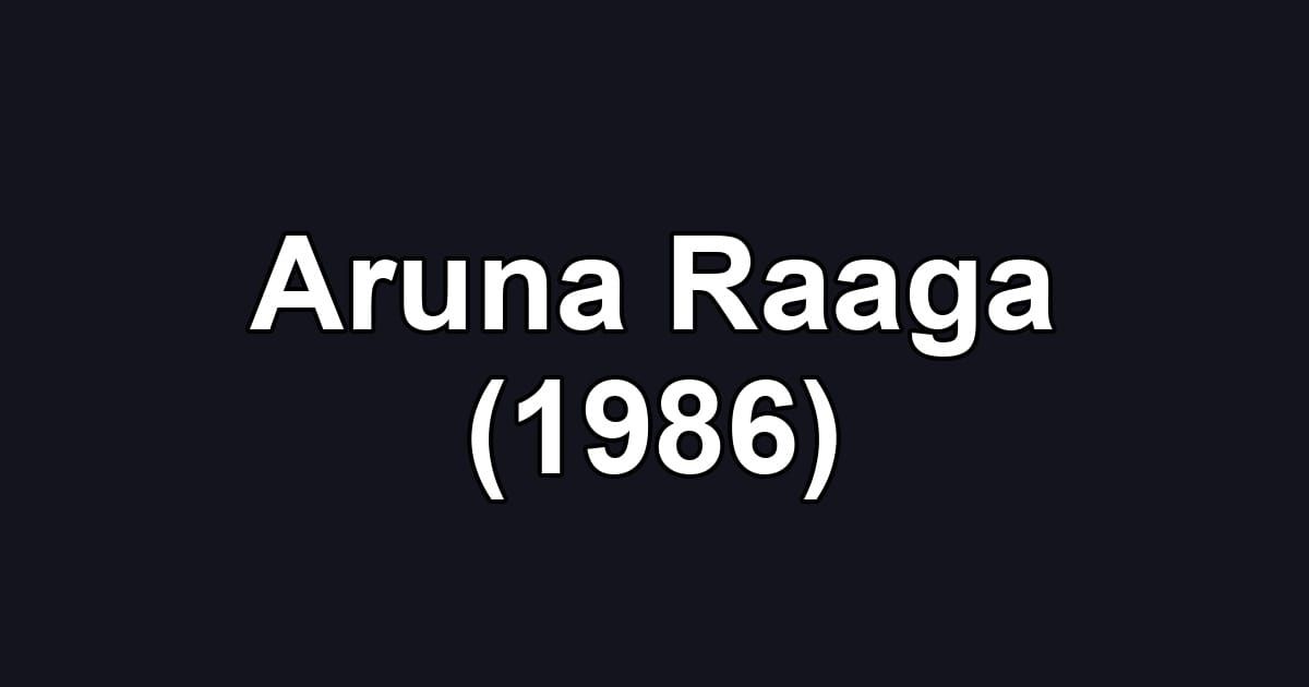 Aruna Raaga (1986)