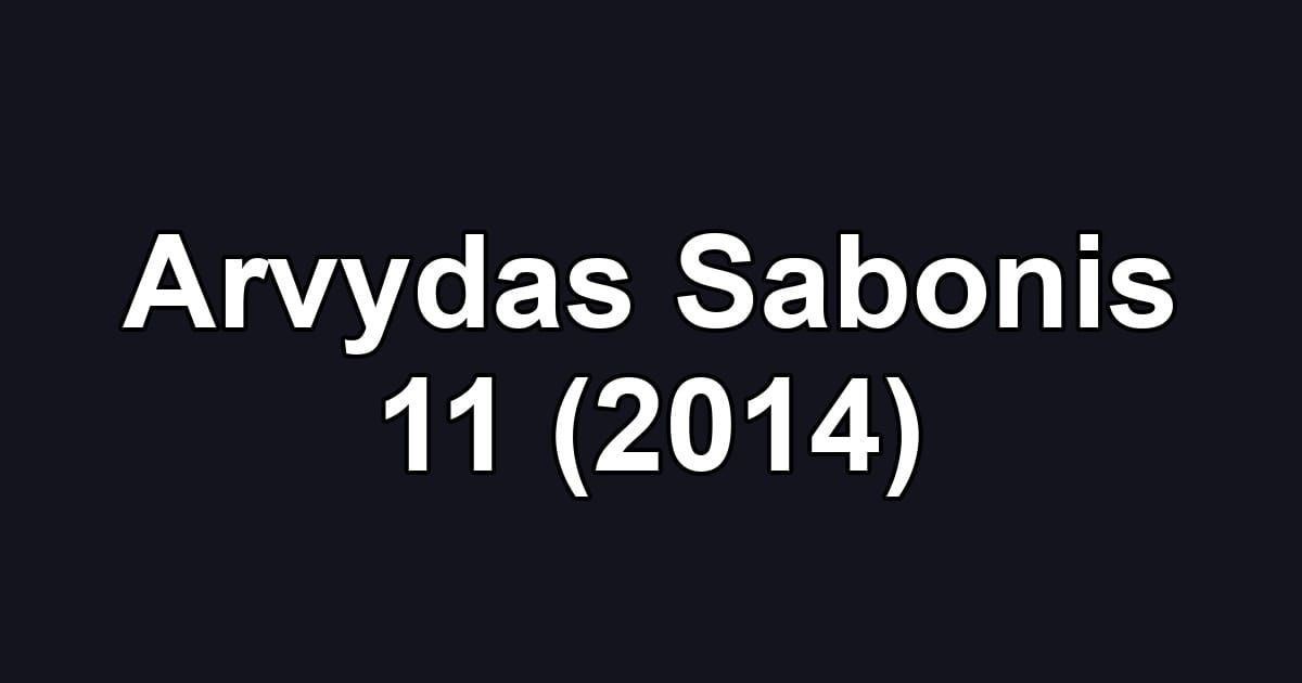 Arvydas Sabonis 11 (2014)