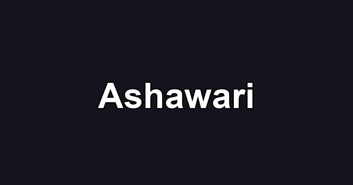 Ashawari