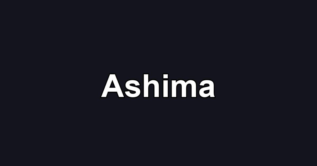 Ashima