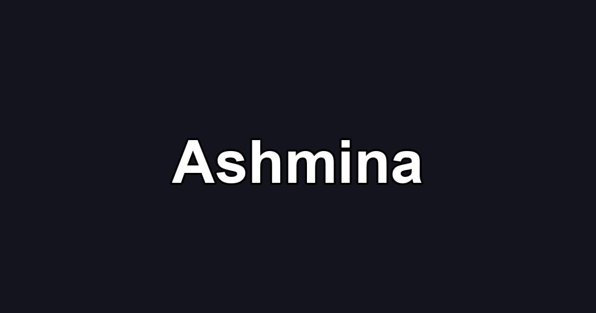 Ashmina