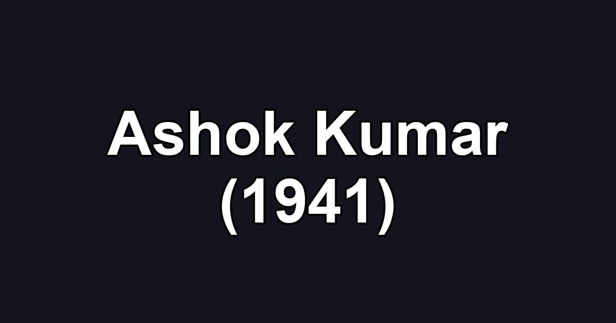 Ashok Kumar (1941)