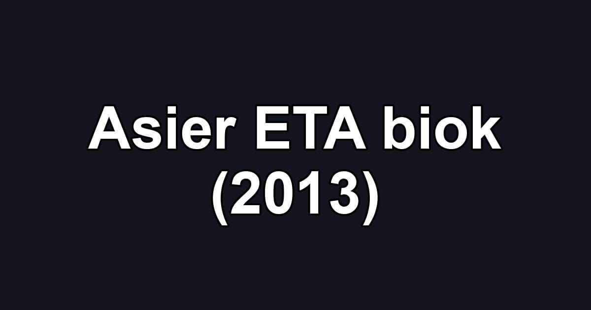 Asier ETA biok (2013)