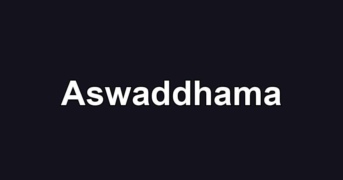 Aswaddhama