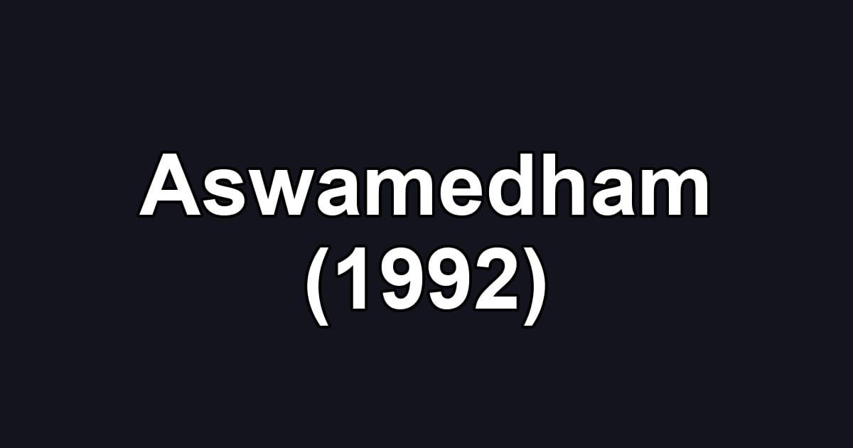 Aswamedham (1992)