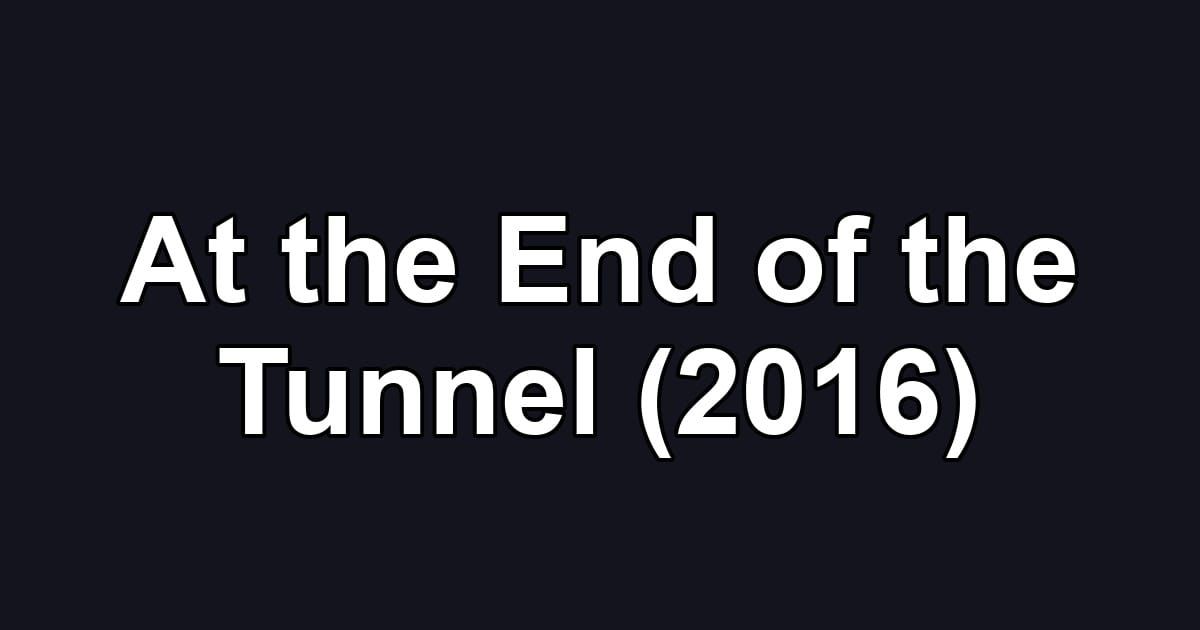 At the End of the Tunnel (2016)