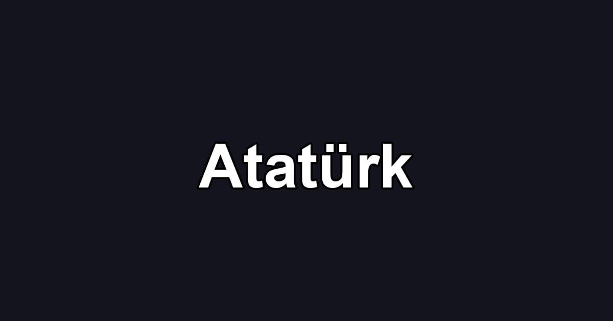 Atatürk