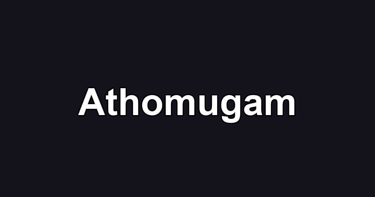 Athomugam