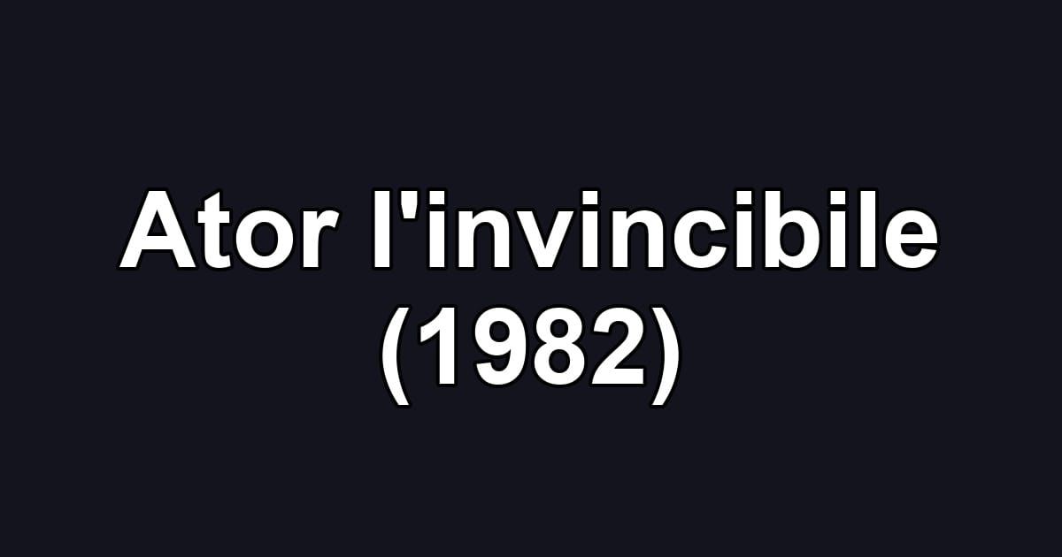 Ator l'invincibile (1982)