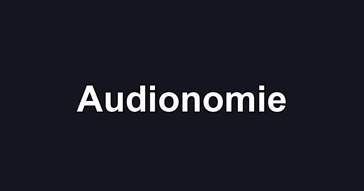 Audionomie