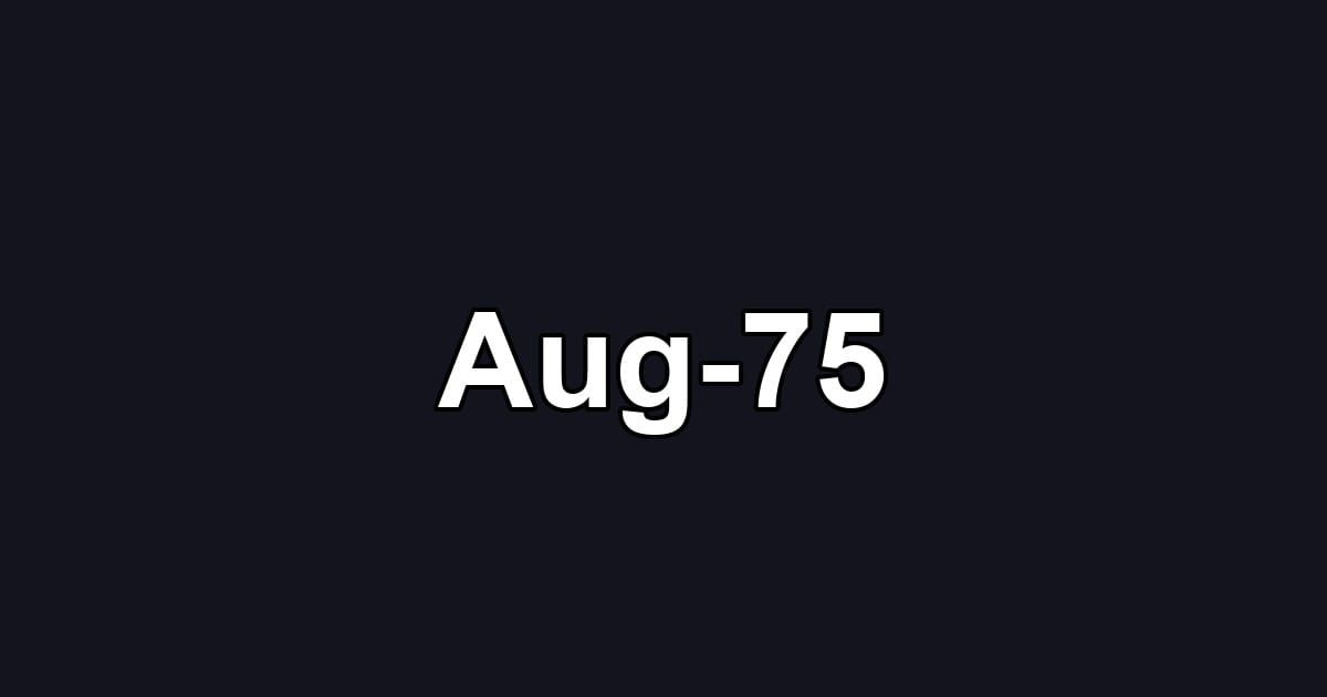 Aug-75
