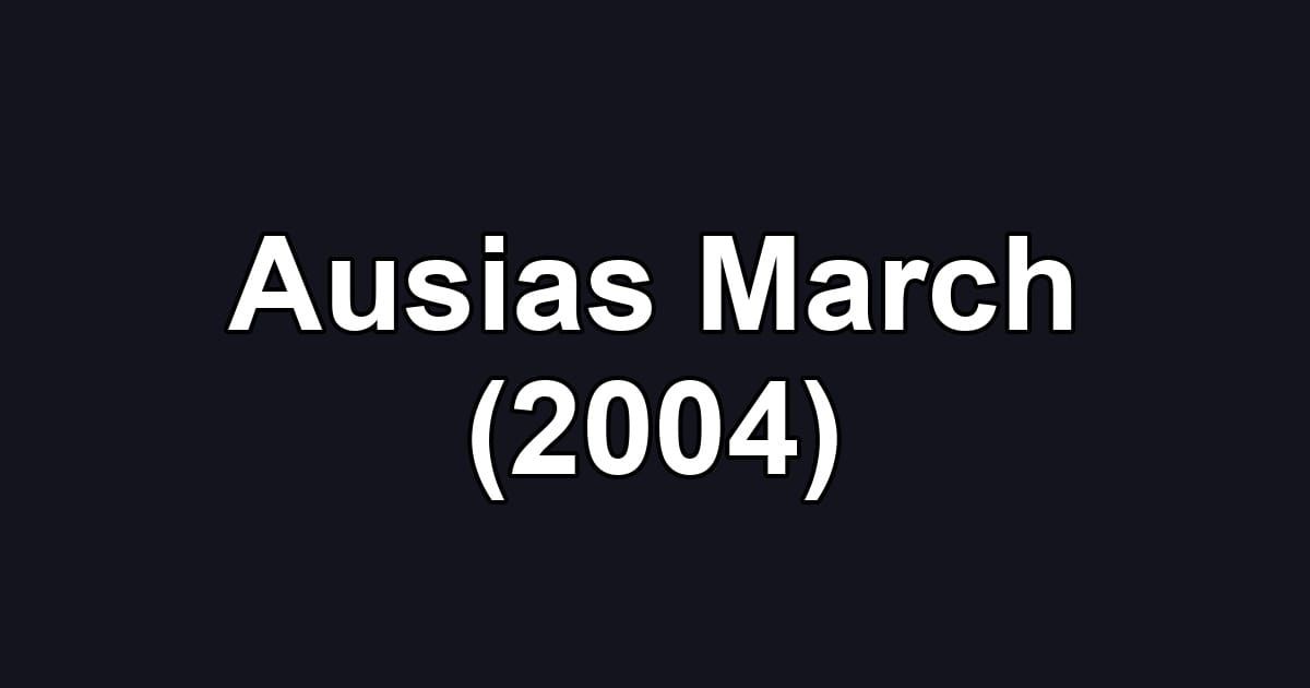 Ausias March (2004)