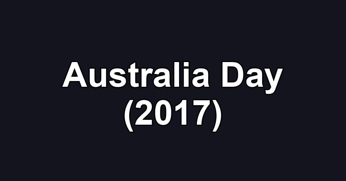 Australia Day (2017)