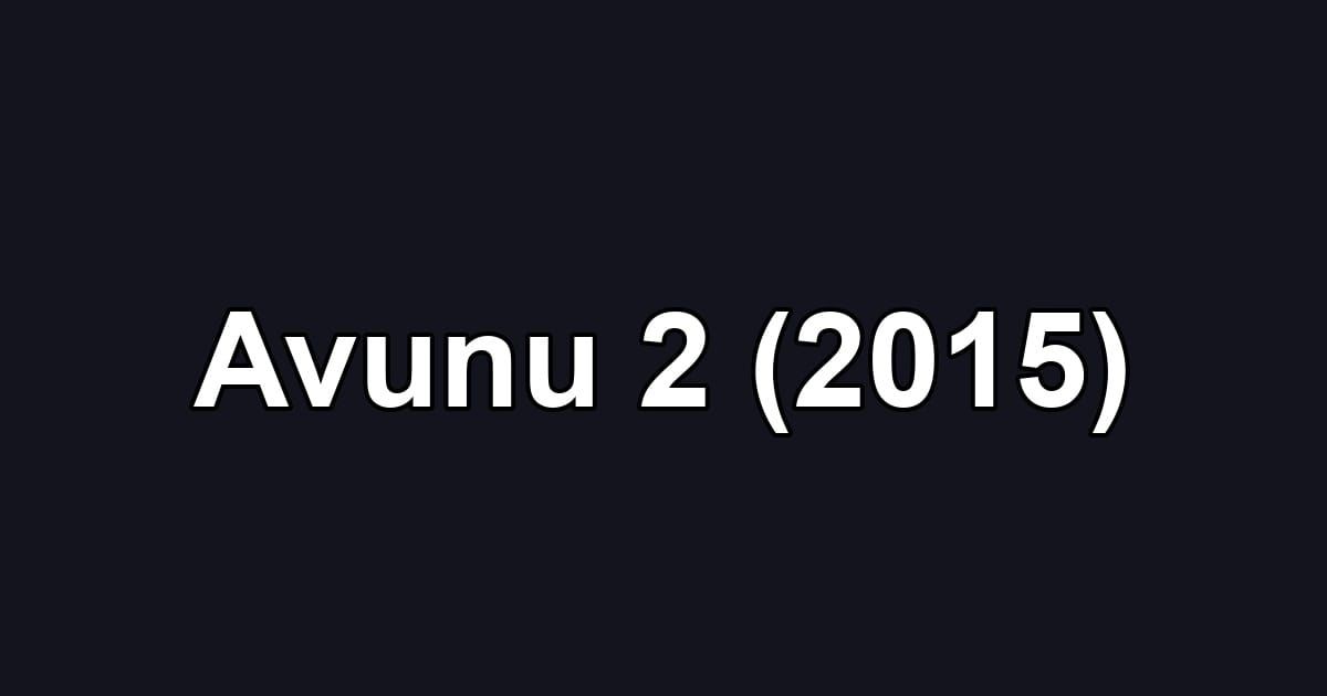 Avunu 2 (2015)