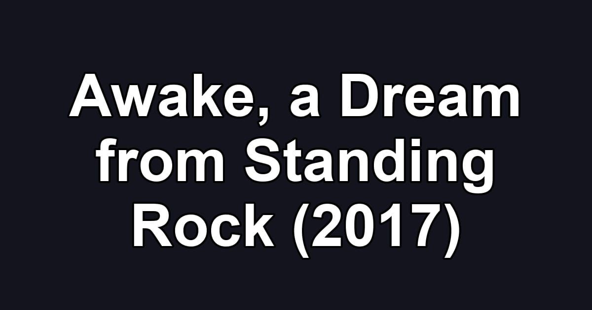 Awake, a Dream from Standing Rock (2017)
