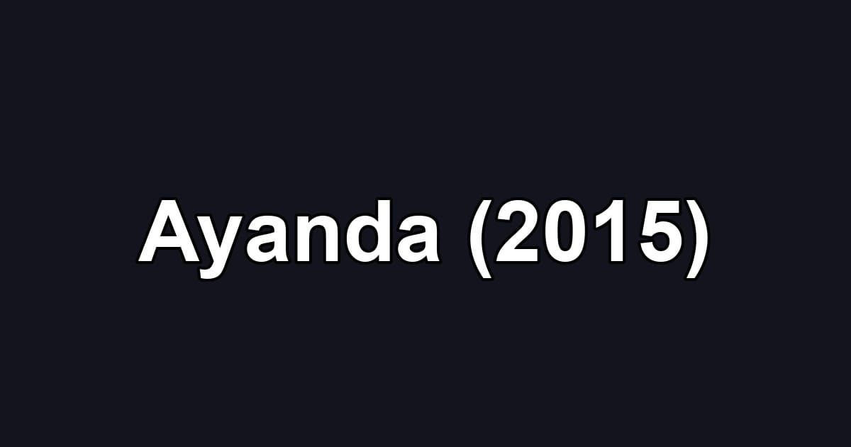 Ayanda (2015)