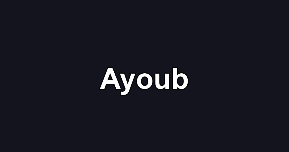 Ayoub
