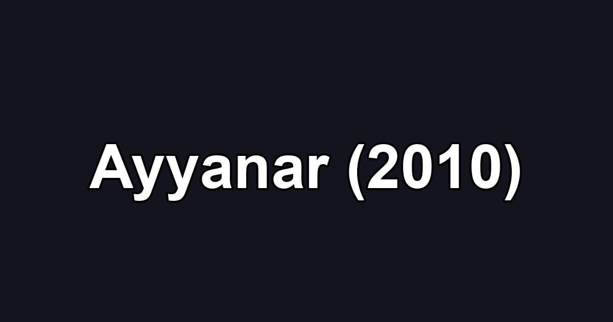 Ayyanar (2010)