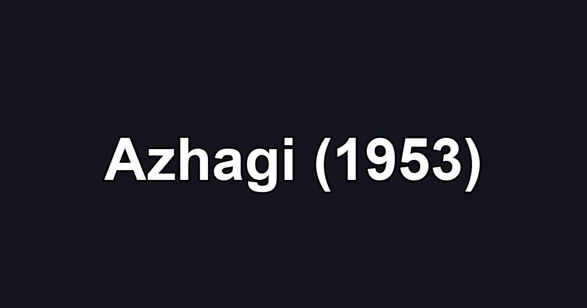Azhagi (1953)